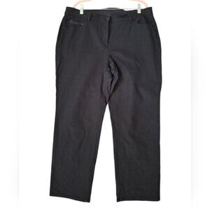 Chico´s So Slimming Black Stretch High Rise Pants Jeans Sz 16